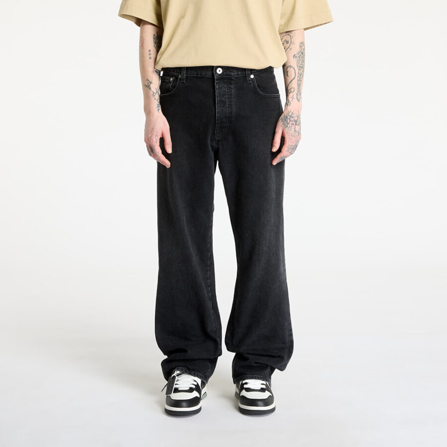 Farmer Off-White Diag Outl Relaxed Jeans Vintage Black 36-alacsony-ár