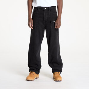 Farmer PLEASURES Grind Baggy Jeans Black 28-alacsony-ár