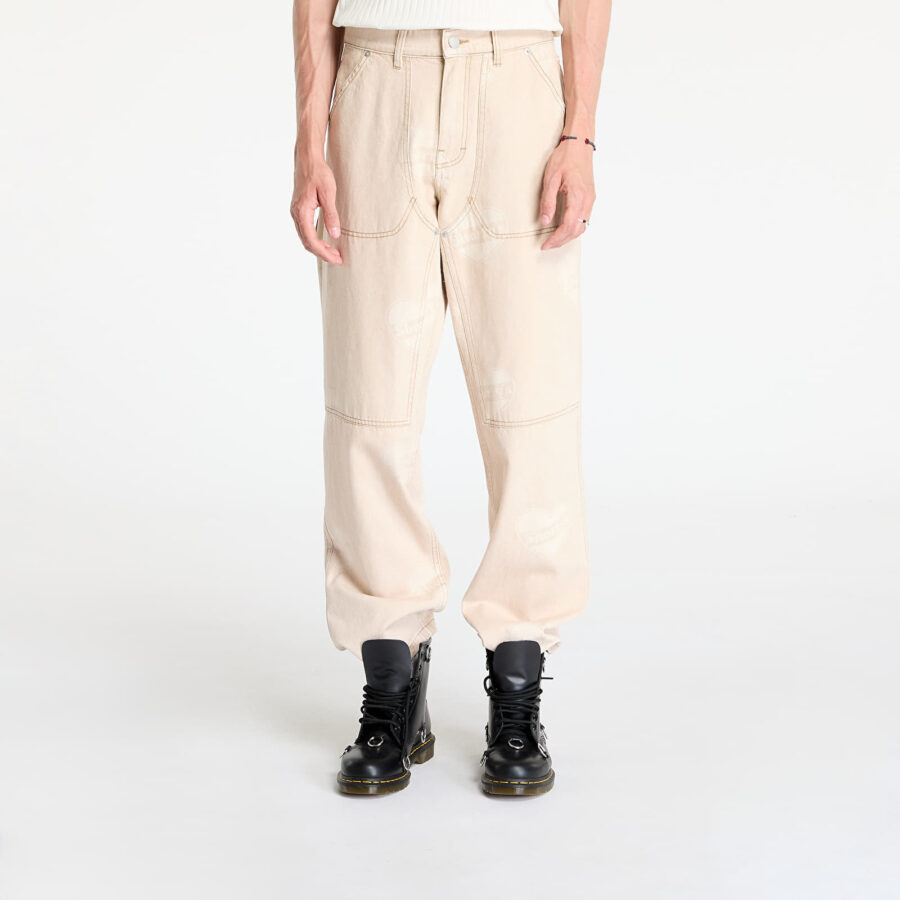 Farmer PLEASURES Heart Ultra Work Pants Beige 32-alacsony-ár