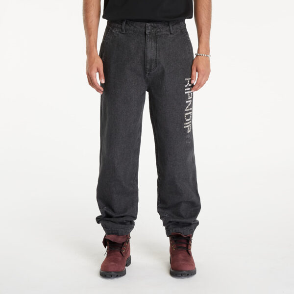 Farmer RIPNDIP Rockstar Distressed Denim Pants Black XS-alacsony-ár
