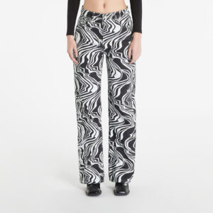 Farmer Sixth June Straight Leg Printed Jeans Black/ White W30-alacsony-ár
