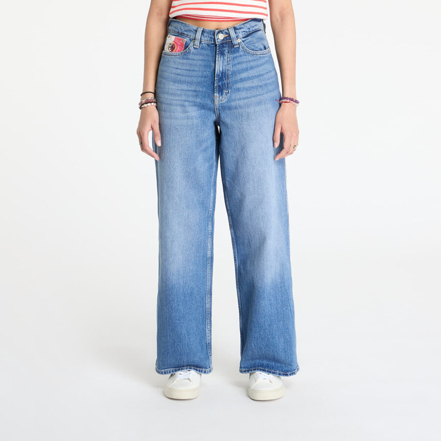 Farmer Tommy Jeans Claire High Rise Wide Jeans Denim Medium W25/L30-alacsony-ár