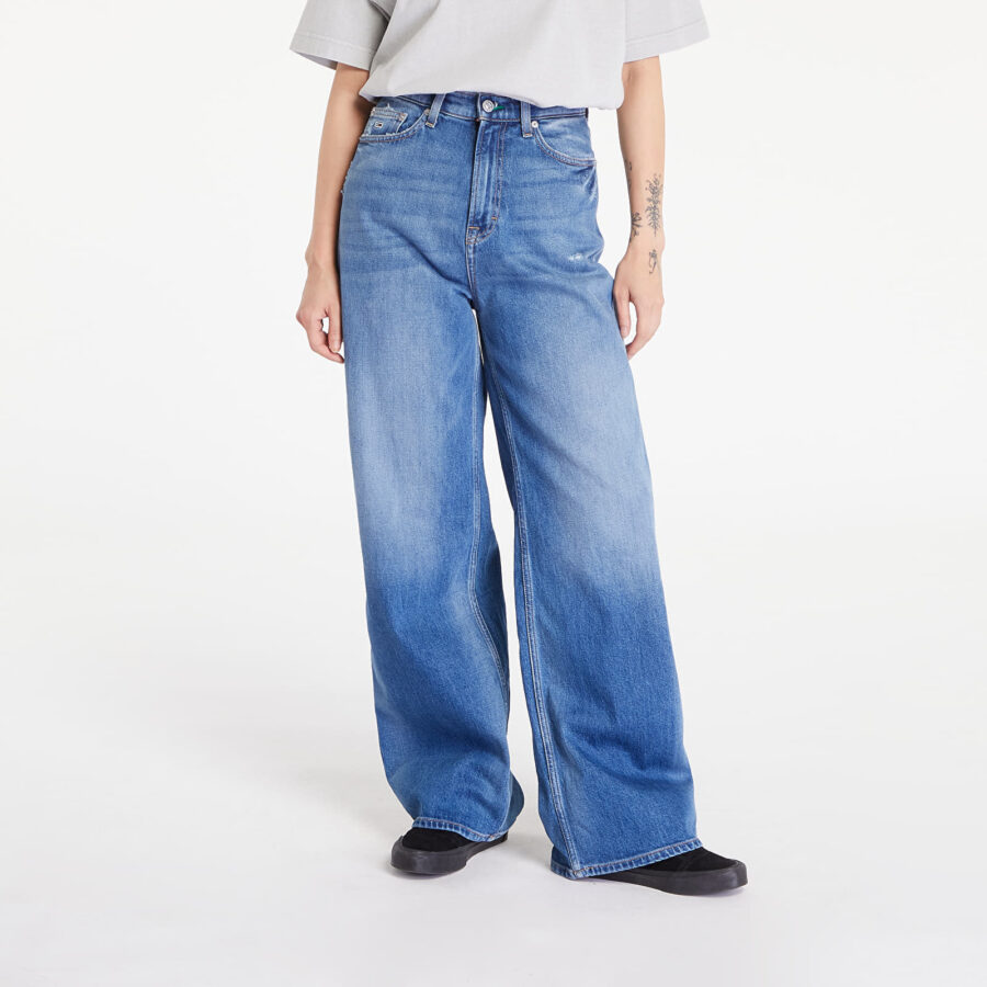 Farmer Tommy Jeans Claire High Rise Wide Leg Distressed Jeans Denim Medium W28/L30-alacsony-ár