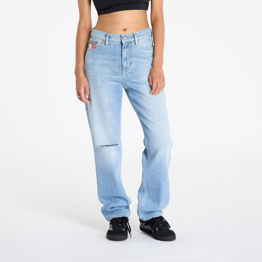 Farmer Tommy Jeans Izzie Hgh Slim Straight Jeans Denim W27/L30-alacsony-ár