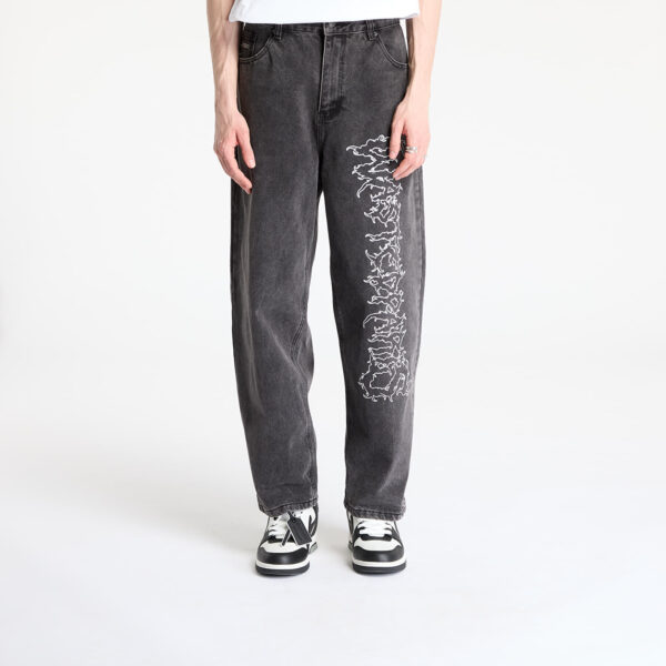 Farmer Wasted Paris M Varg Casper Jeans Faded Black 32-alacsony-ár