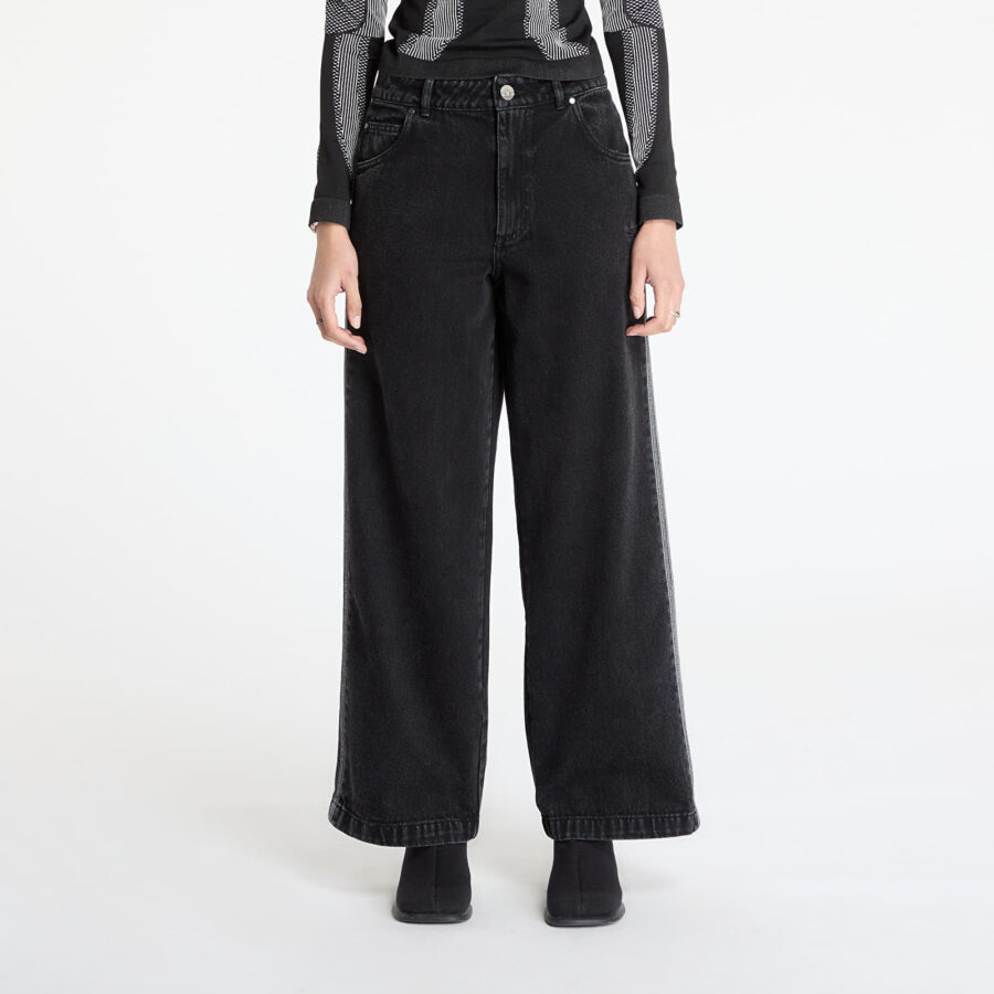 Farmer adidas Adicolor Denim 3-Stripes Track Pants Black 25/32-alacsony-ár