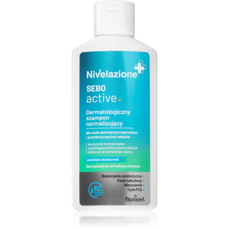 Farmona Nivelazione Sebo Active normalizáló sampon a zsíros és irritált fejbőrre 100 ml-Ár