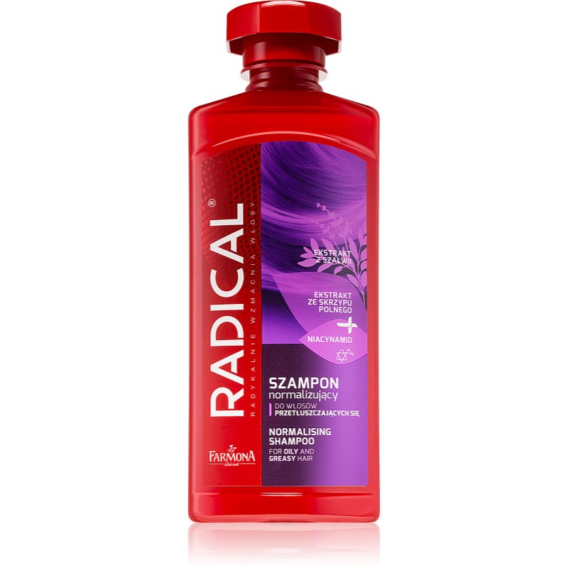 Farmona Radical Oily Hair normalizáló sampon zsíros hajra 400 ml-Eredeti