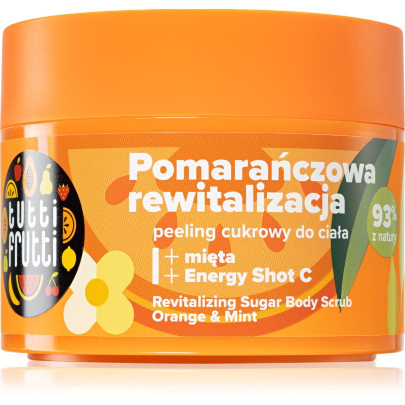 Farmona Tutti Frutti Minty Orange frissítő cukor bőrradír testre 300 g-Ár