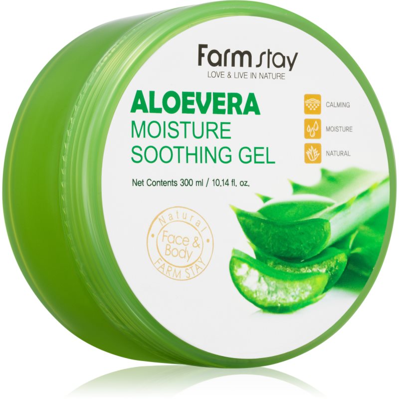 Farmstay Aloe nyugtató hidratáló gél arcra