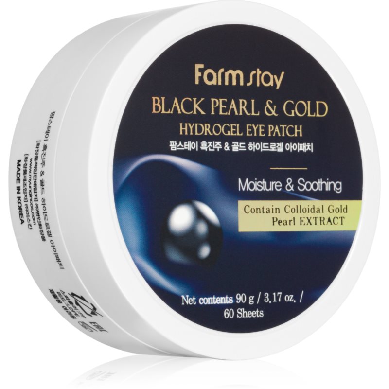 Farmstay Black Pearl & Gold hidrogél maszk a szem körül 60 db-Ár