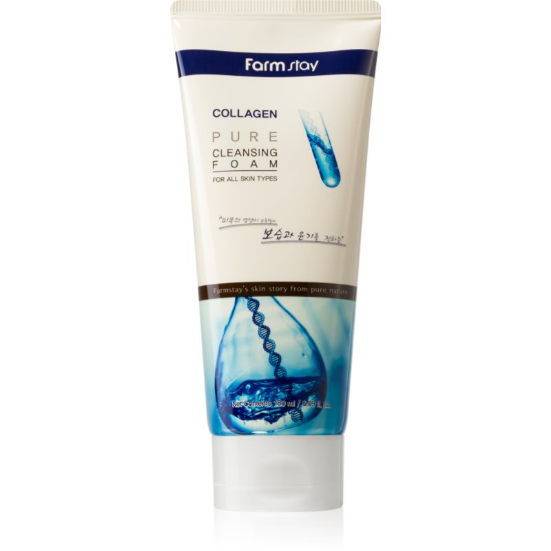 Farmstay Collagen arctisztító hab 180 ml-Ár