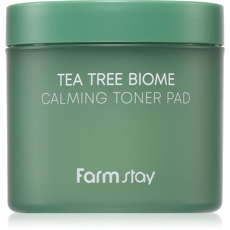 Farmstay Tea Tree Biome tonizáló párnák az arcbőr megnyugtatására 140 ml-Ár