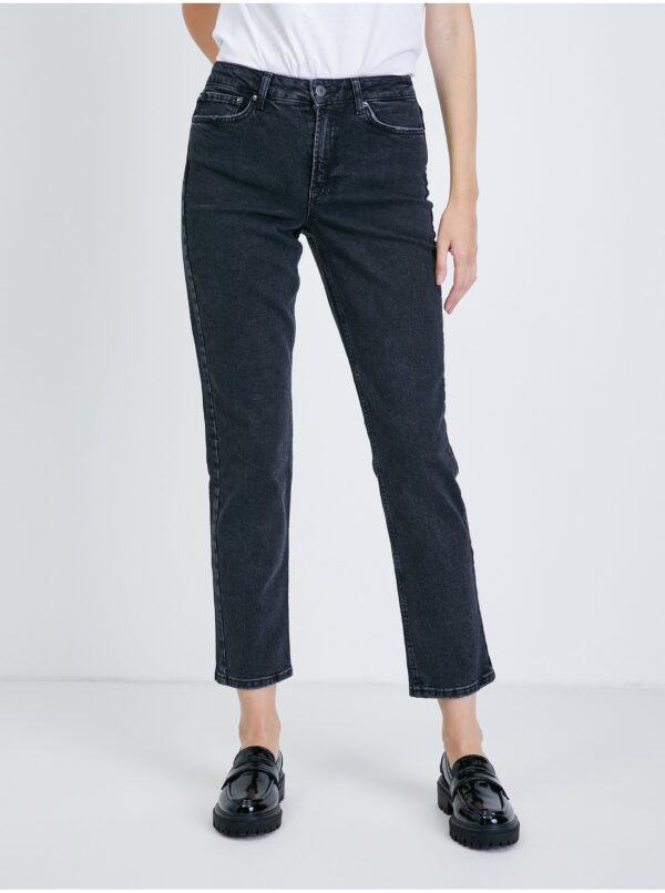 Fekete egyenes szabású farmer VERO MODA Sara