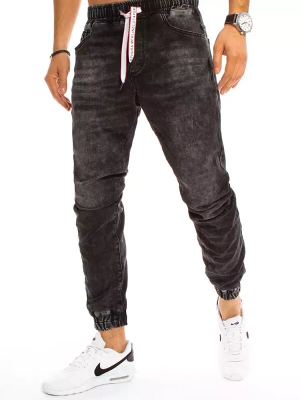 Fekete férfi jogger farmernadrág Dstreet