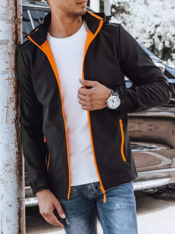 Fekete férfi softshell dzseki Dstreet