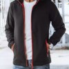 Fekete férfi softshell dzseki Dstreet
