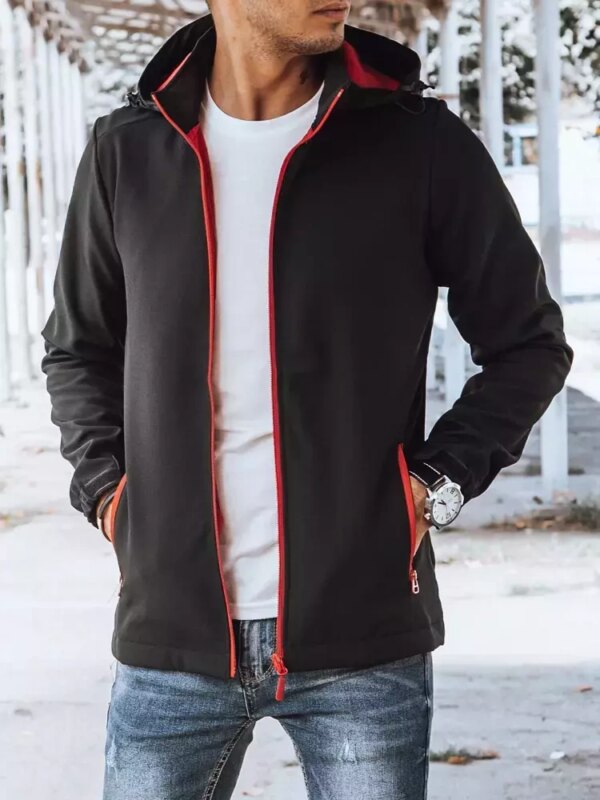 Fekete férfi softshell dzseki Dstreet