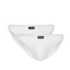 Férfi Pima pamut rövidnadrág ATLANTIC Mini 2Pack - fehér