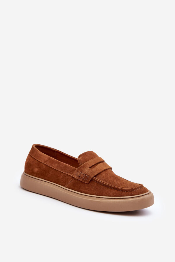 Férfi Velúr Loafers Cipők Zazoo 1566 barna