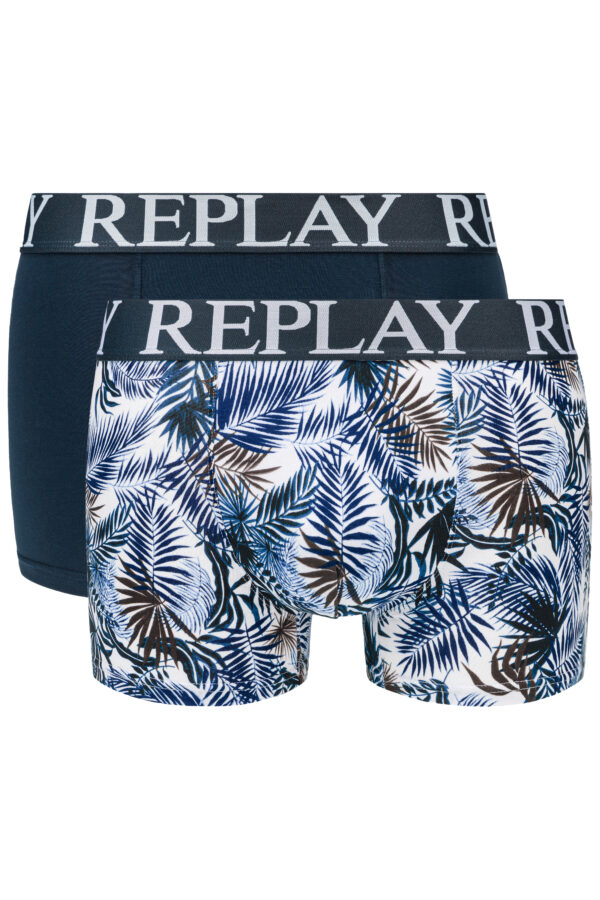 Férfi boxeralsó Replay T/C Foliage