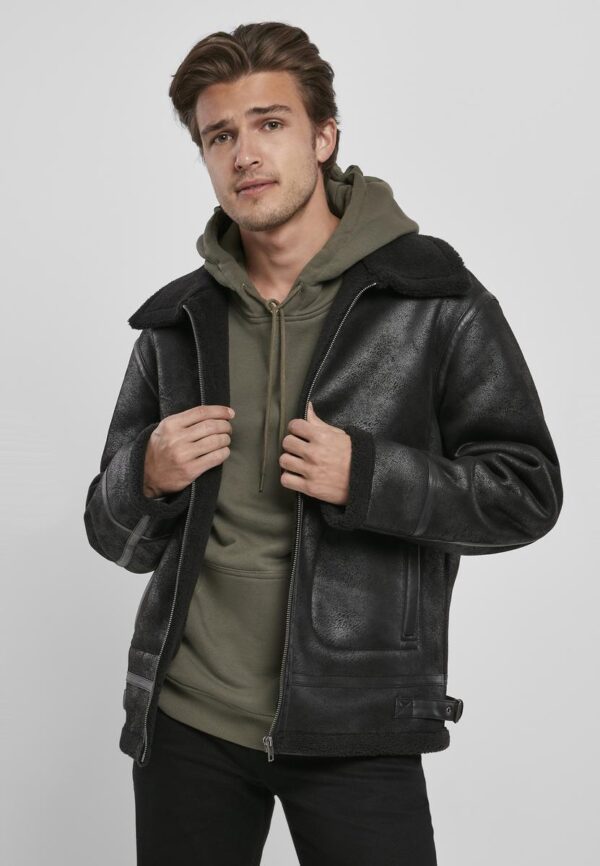 Férfi dzseki Urban Classics Shearling