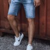 Férfi farmer rövidnadrág kék Dstreet