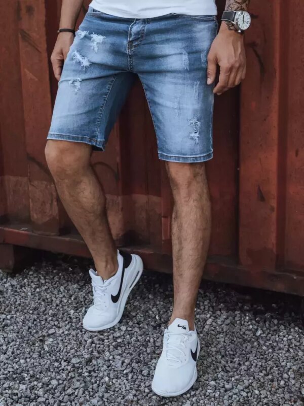 Férfi farmer rövidnadrág kék Dstreet