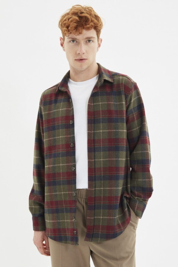 Férfi ing Trendyol Plaid