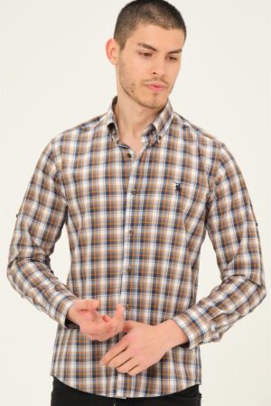 Férfi ing dewberry Plaid