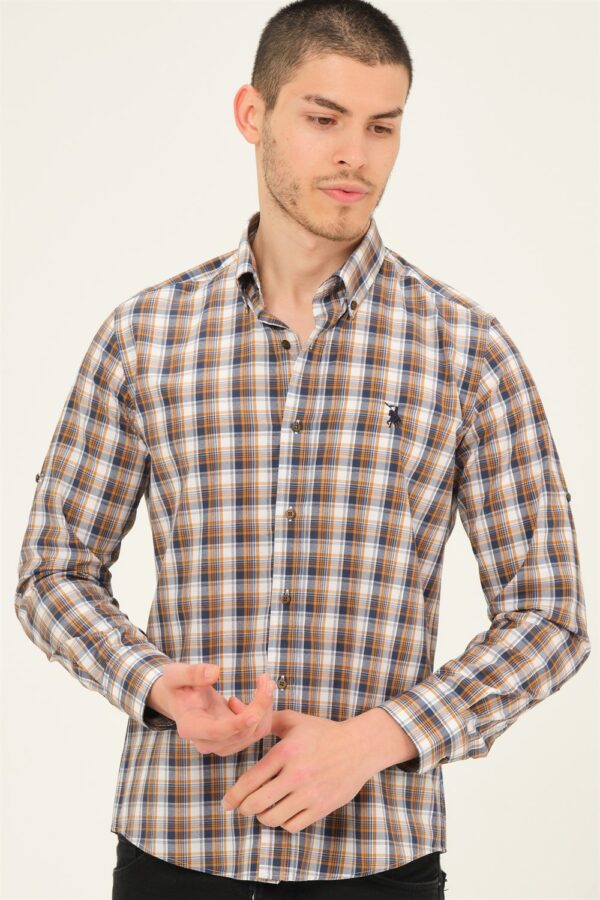 Férfi ing dewberry Plaid