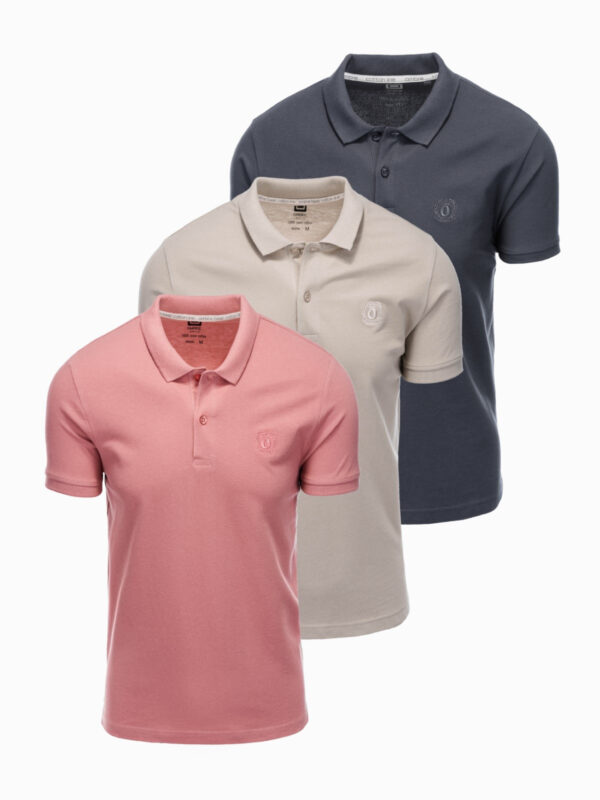 Férfi ingpóló Ombre 3 Pack