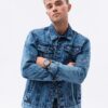 Férfi kabát Ombre Denim
