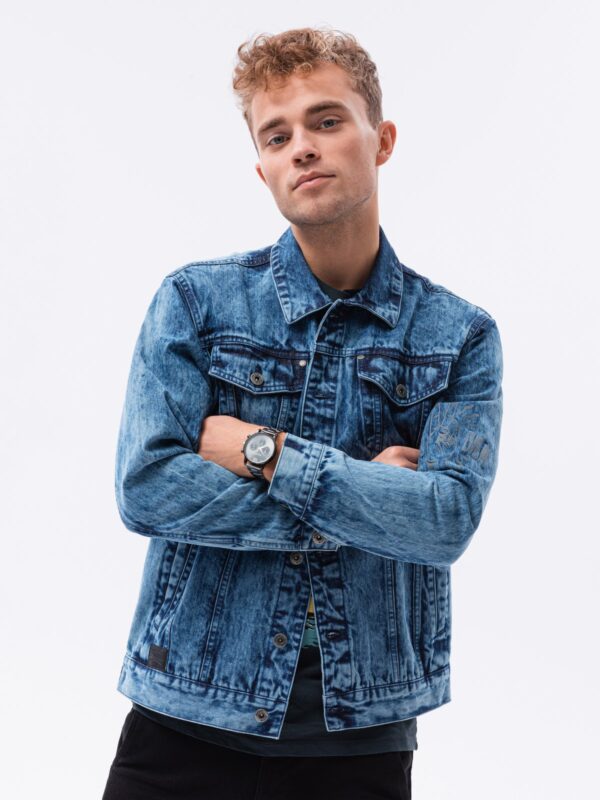 Férfi kabát Ombre Denim