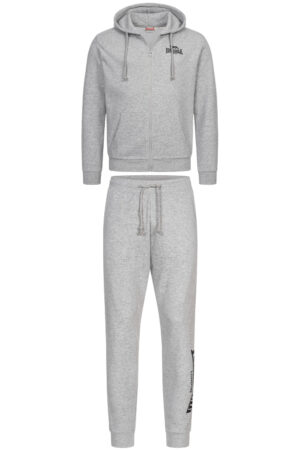 Férfi melegítő együttes Lonsdale 117428-Marl Grey/Black