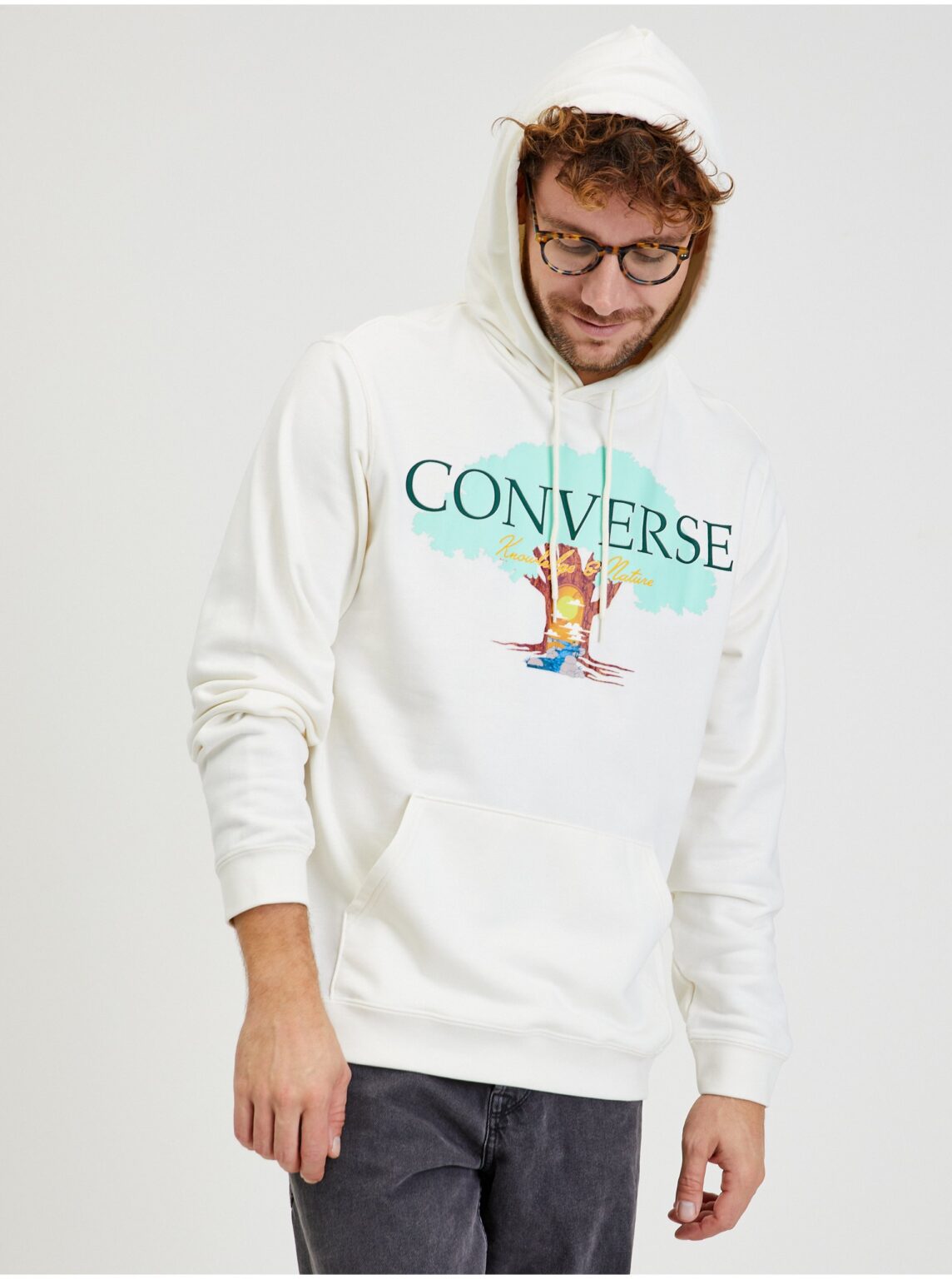 Férfi melegítő felső Converse Knowledge & Nature