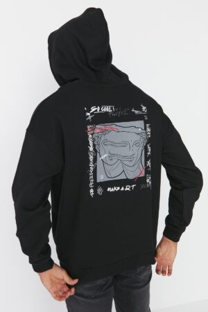 Férfi melegítő felső Trendyol Printed