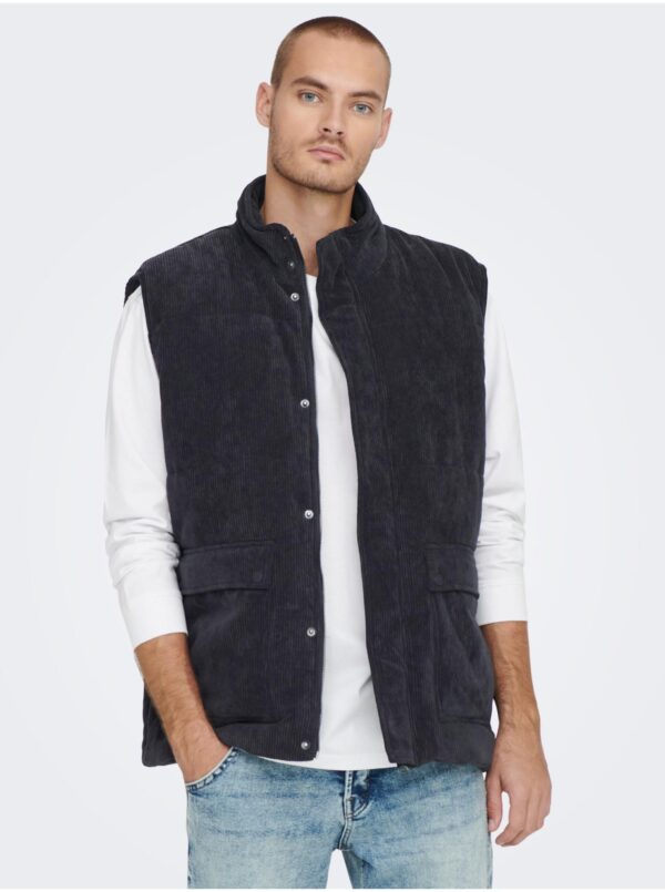 Férfi mellény Only Zip-Up