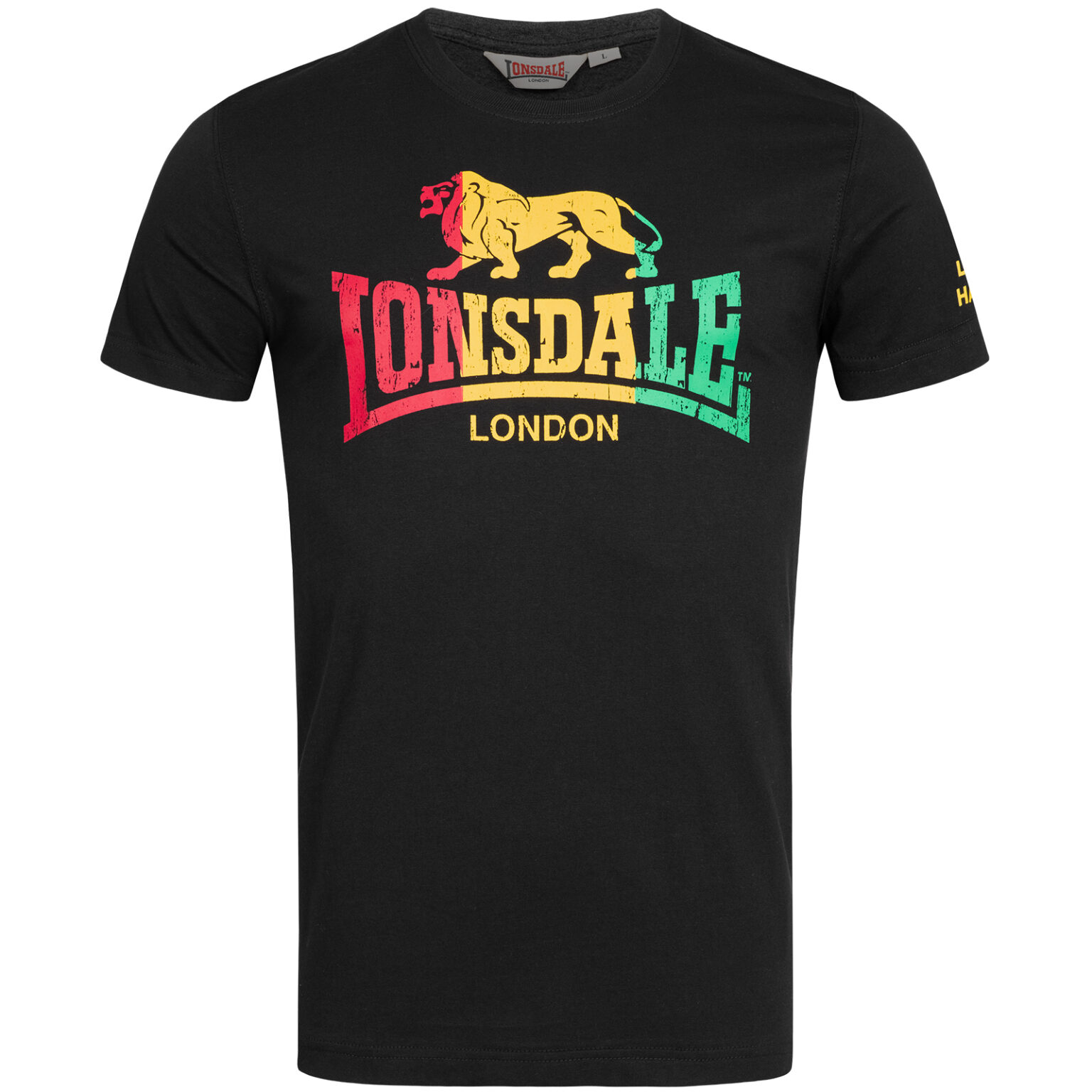 Férfi póló Lonsdale 115078-Black