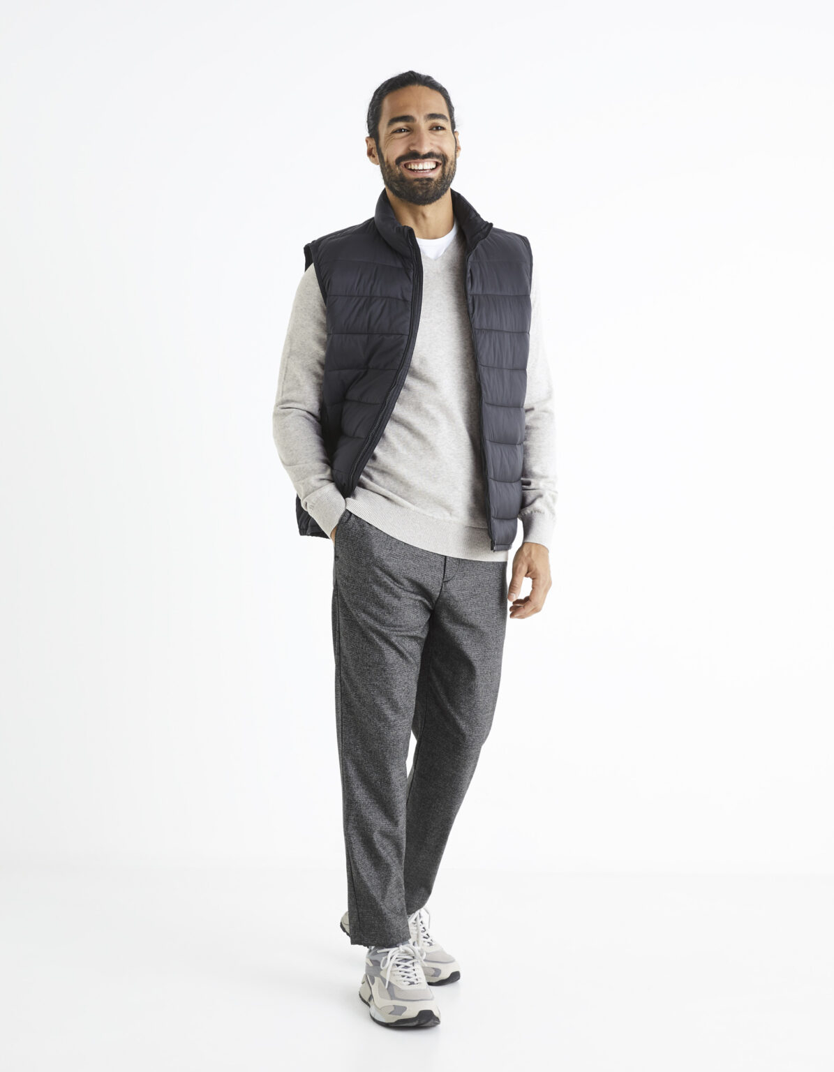 Férfi pulóver Celio Basic