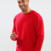 Férfi pulóver DKaren DKaren_Sweatshirt_Justin_Red