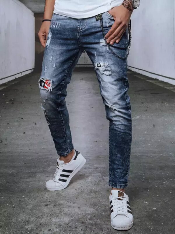 Férfi regular fit farmernadrág kék színben Dstreet