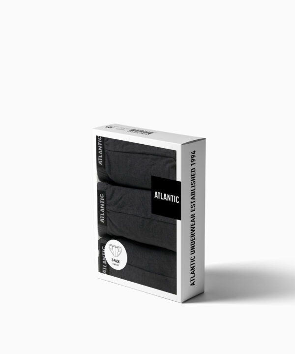 Férfi rövidnadrág ATLANTIC 3Pack - sötétszürke