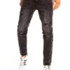 Férfi slim fit farmernadrág fekete színben Dstreet