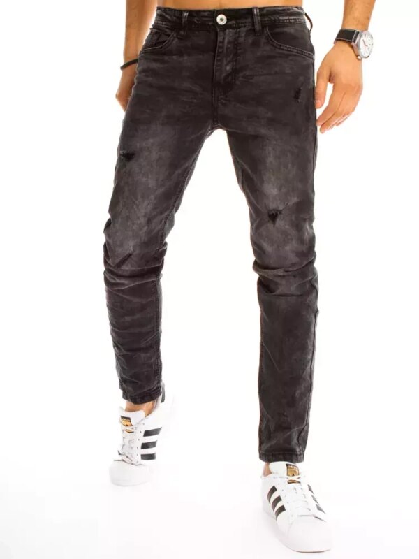 Férfi slim fit farmernadrág fekete színben Dstreet