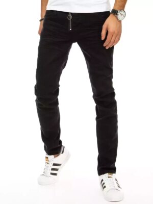 Férfi slim fit farmernadrág fekete színben Dstreet