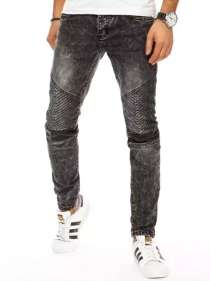 Férfi slim fit farmernadrág fekete színben Dstreet