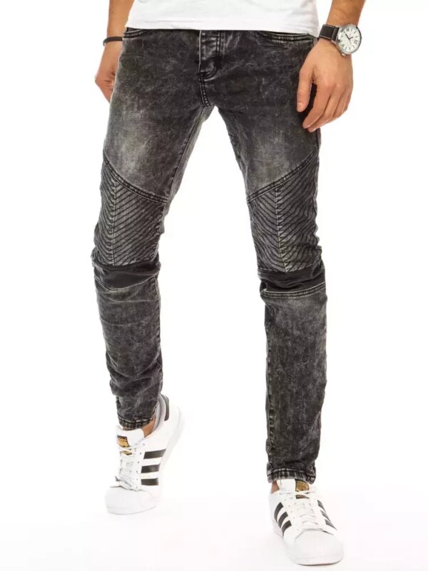 Férfi slim fit farmernadrág fekete színben Dstreet