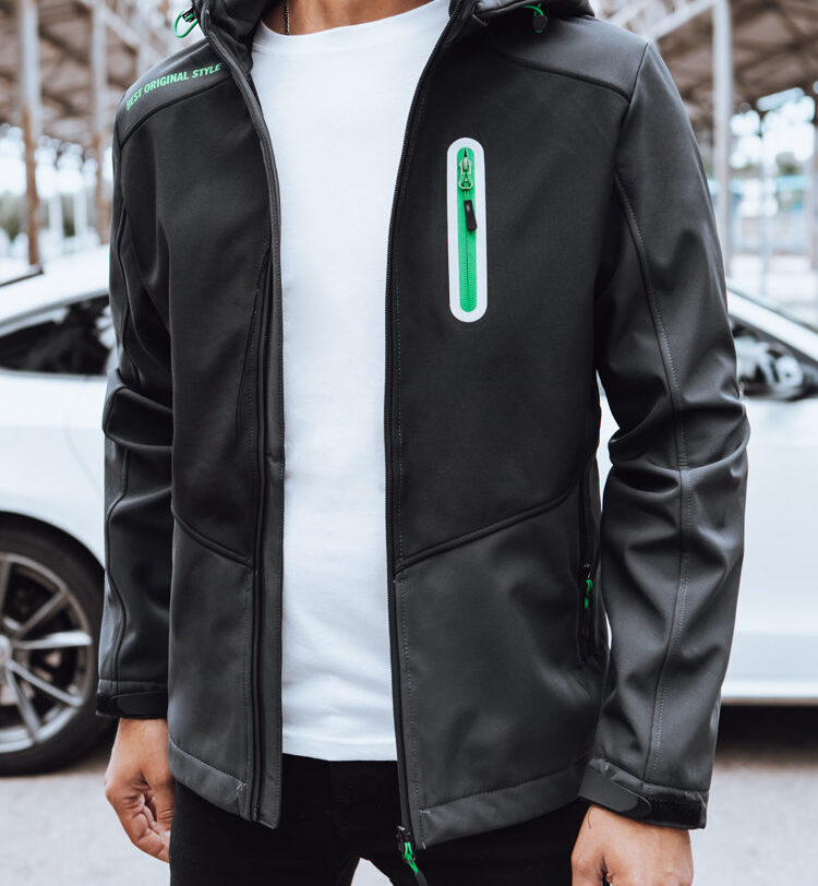 Férfi softshell Szín Fekete DSTREET