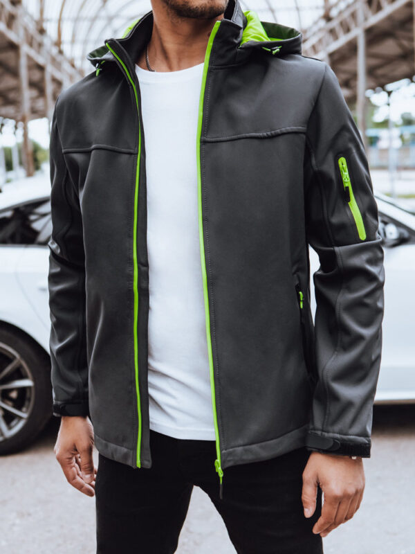 Férfi softshell Szín Sötétszürke DSTREET